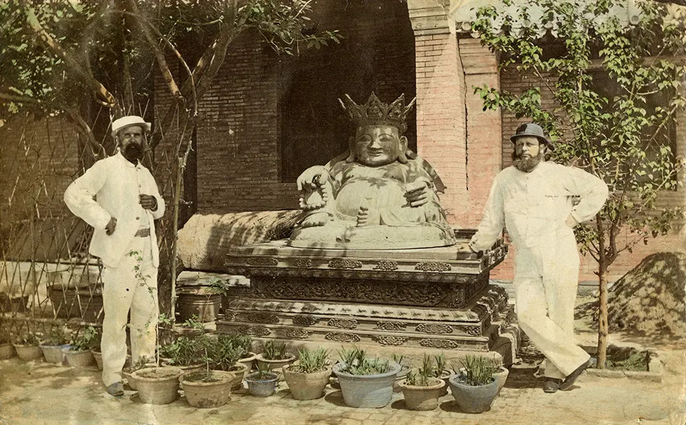A gilded bronze Buddha