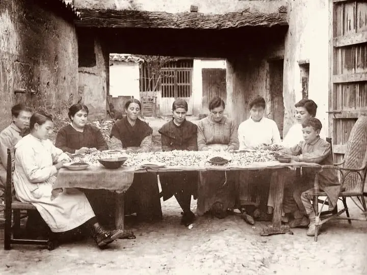 Seleccionando el azafrán