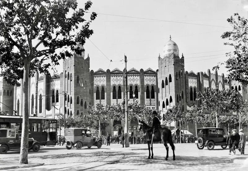Vista de la plaza de toros Monumental.