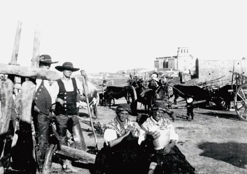 Mozos de Peñaparda en Fuenteguinaldo.