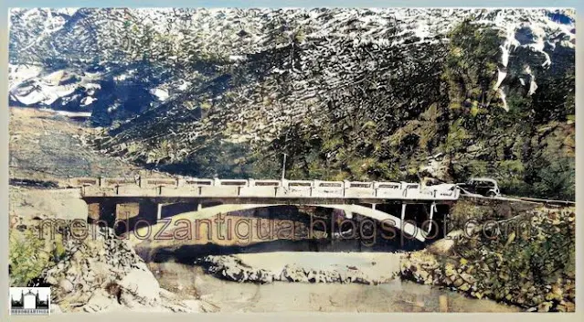 Puente sobre el Río Diamante. Paso de las Jaulas