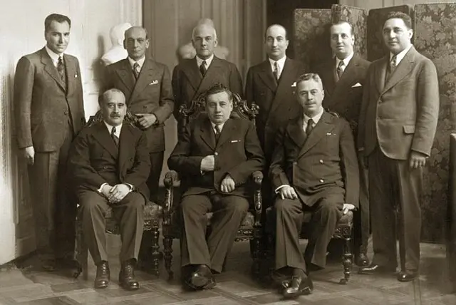 Retrato oficial del gabinete presidencial 