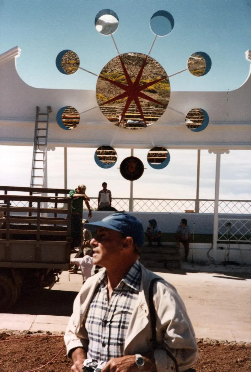Preparativos inauguración Roque de Los Muchachos