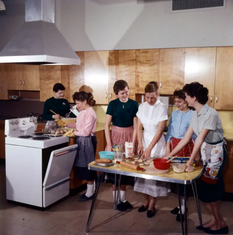 A Home Economics class 