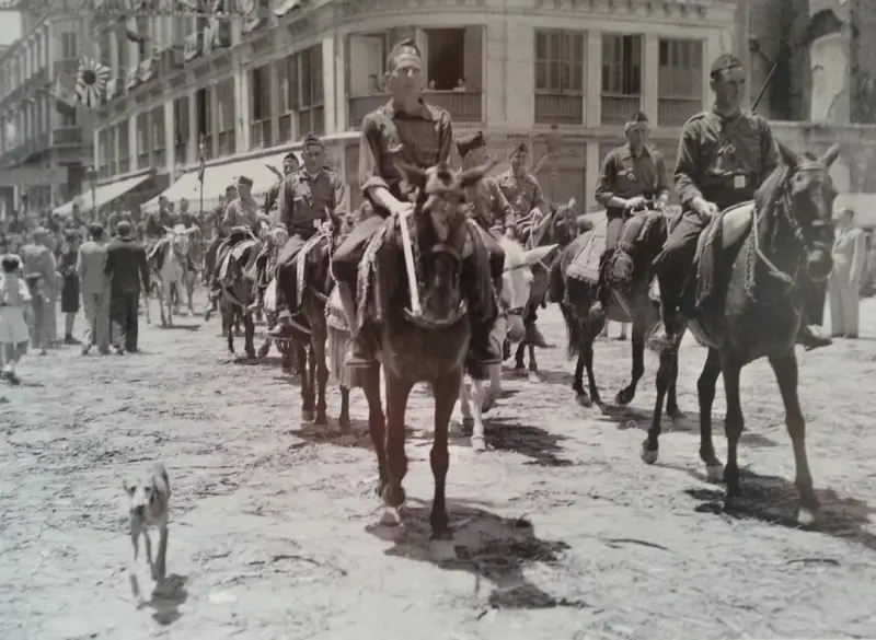 Entrada de tropas nacionales