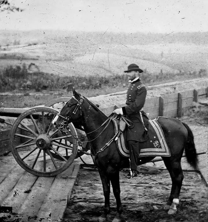 Sherman overlooking Atlanta
