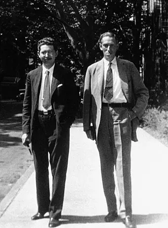 H. P. Lovecraft and Frank Belknap Long in Brooklyn