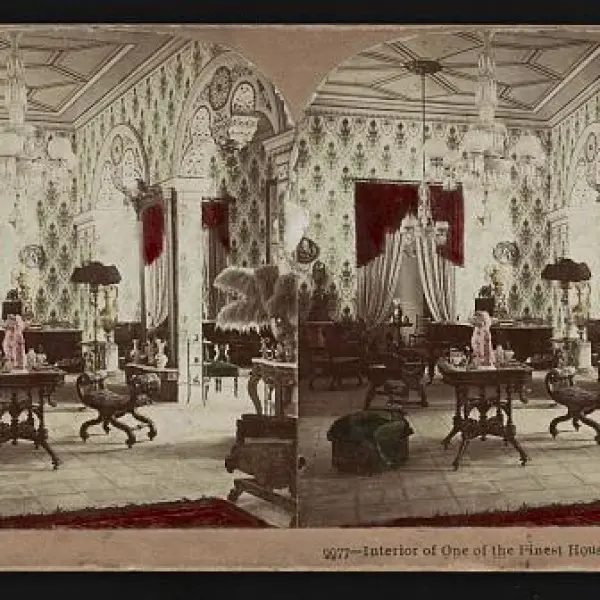 Interior of one of the finest houses 