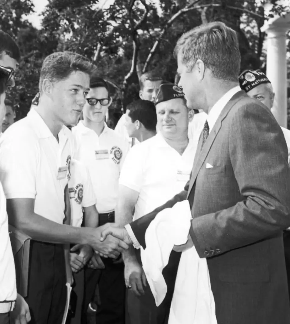 A young Bill Clinton 