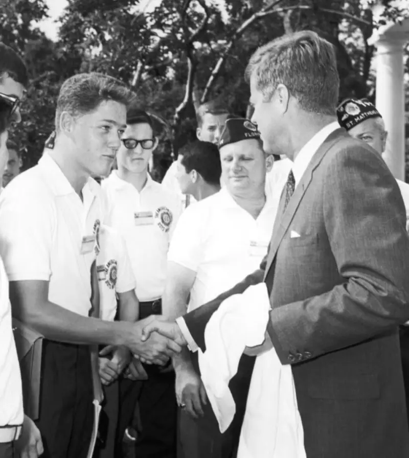A young Bill Clinton 