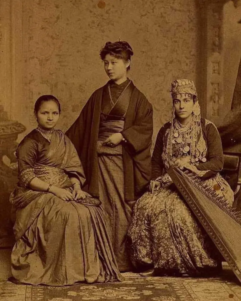 Three women who completed their education and graduated as physicians