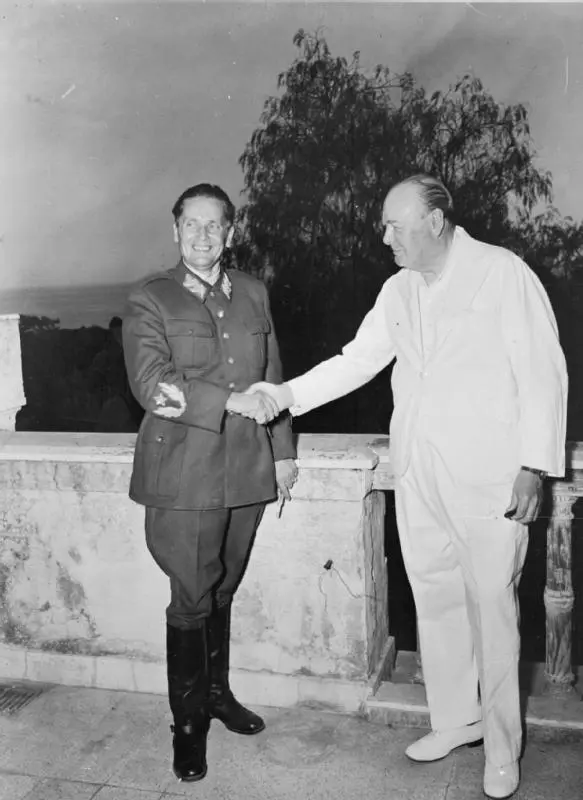 Josip Broz Tito with Winston Churchill 