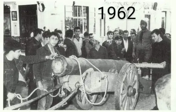 Un antiguo cañón en Cullera