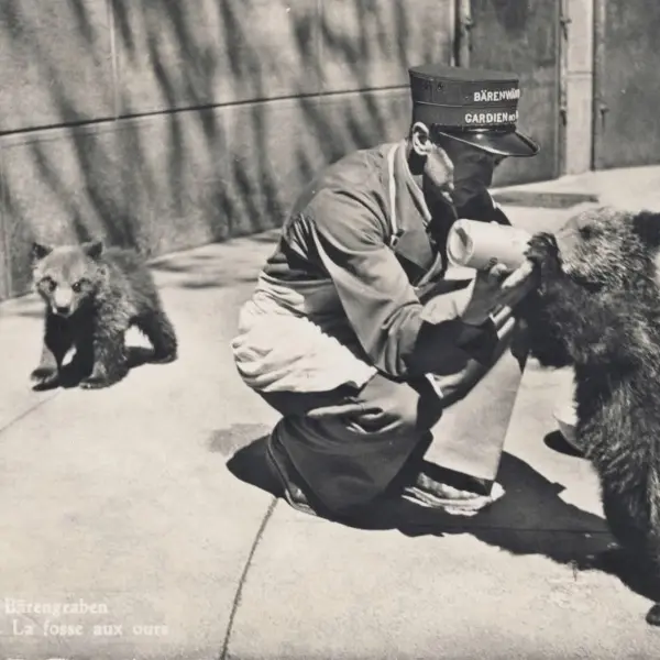 Un cuidador de osos.