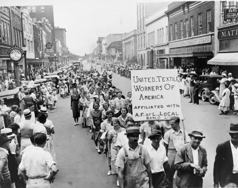 Southern textile workers celebrate Labor Day