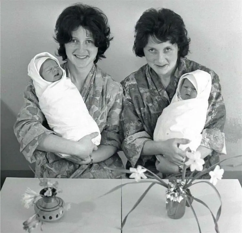 Twin Sisters Giving Birth on the Same Day