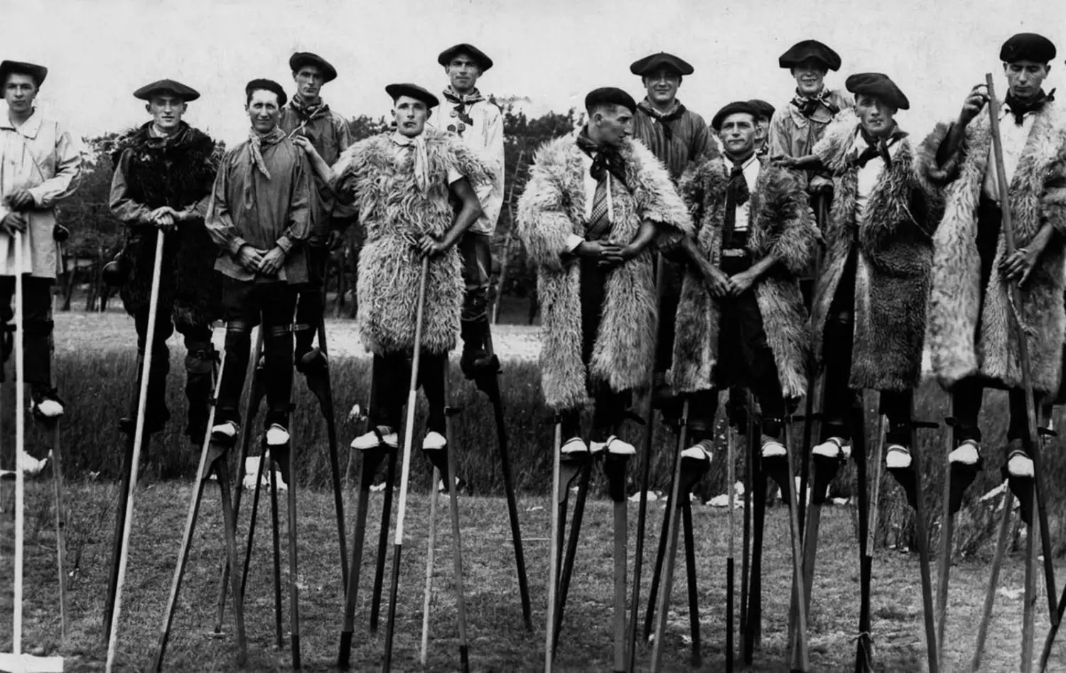 Stilt-walking shepherds