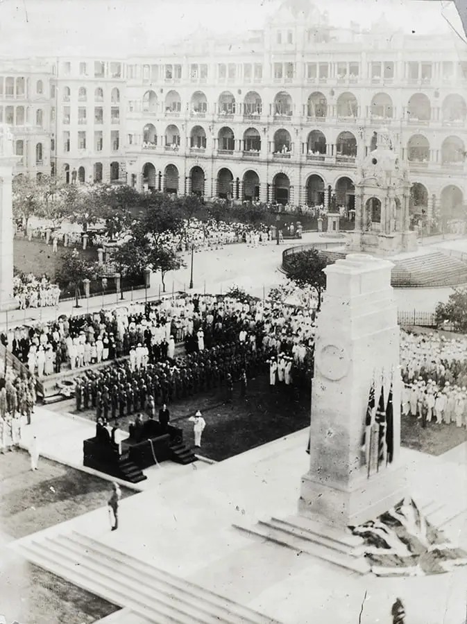 Unveiling of the Cenotaph