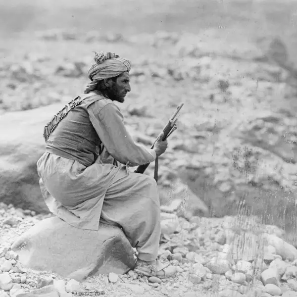 A Mahsud tribesman on lookout