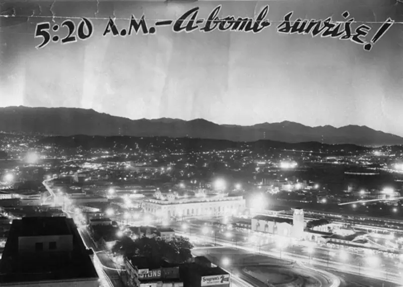 Atomic Explosion in Los Angeles