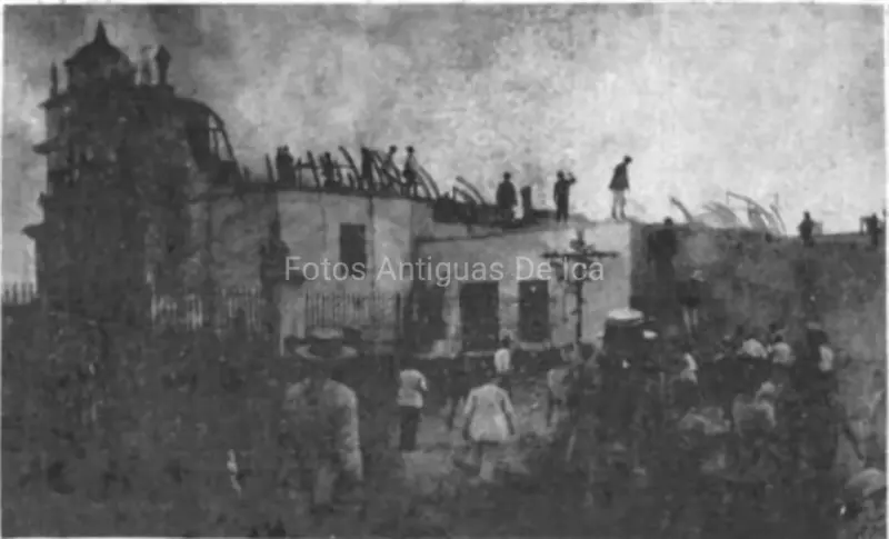 Incendio De La Iglesia Señor De Luren.