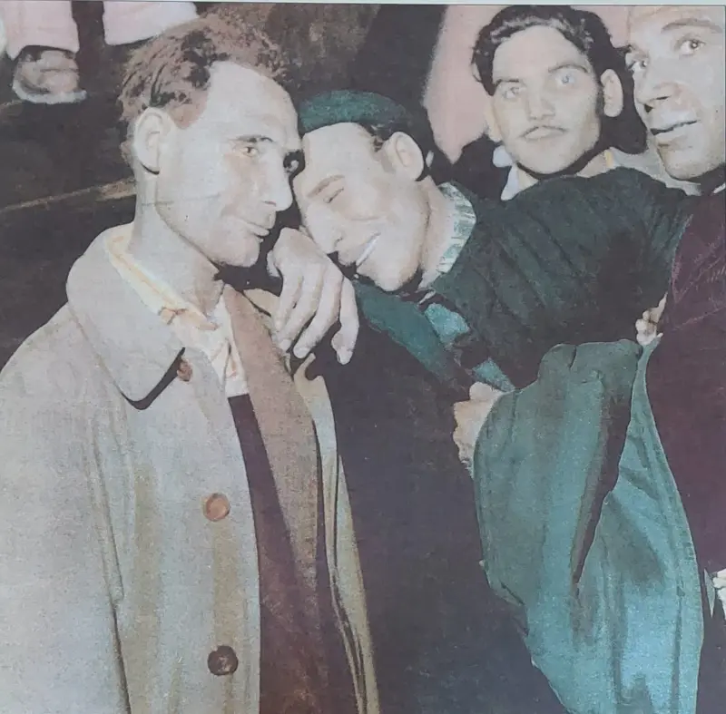 Los prisioneros de la División Azul vuelven a casa.