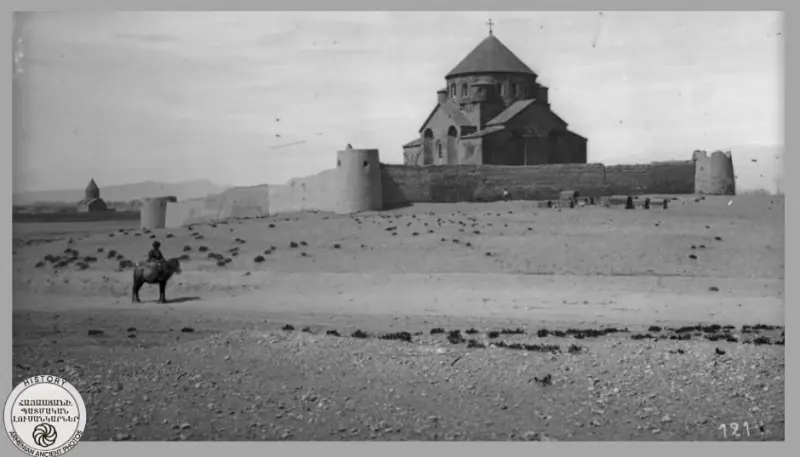 St. Hripsime and Shoghakat churches by O.Kyurkchyan