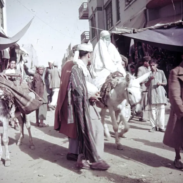 An Afghan woman