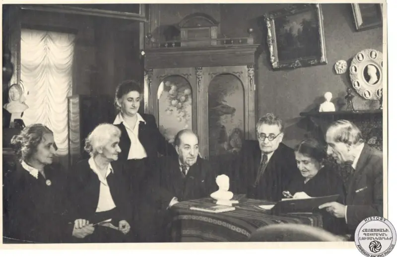 Avetik Isahakyan in the newly opened Hovh.Tumanyan Museum