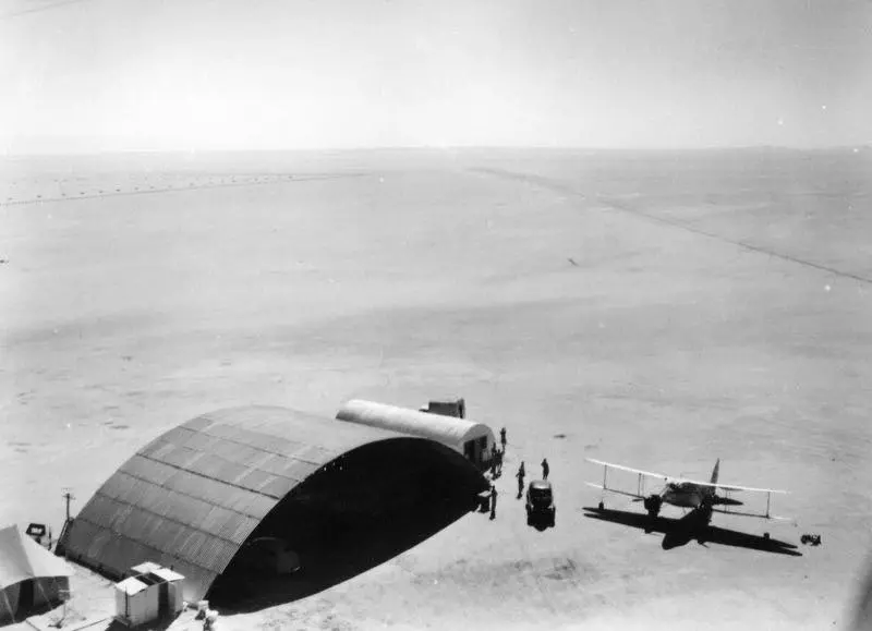 Kuwait International Airport in 1948.