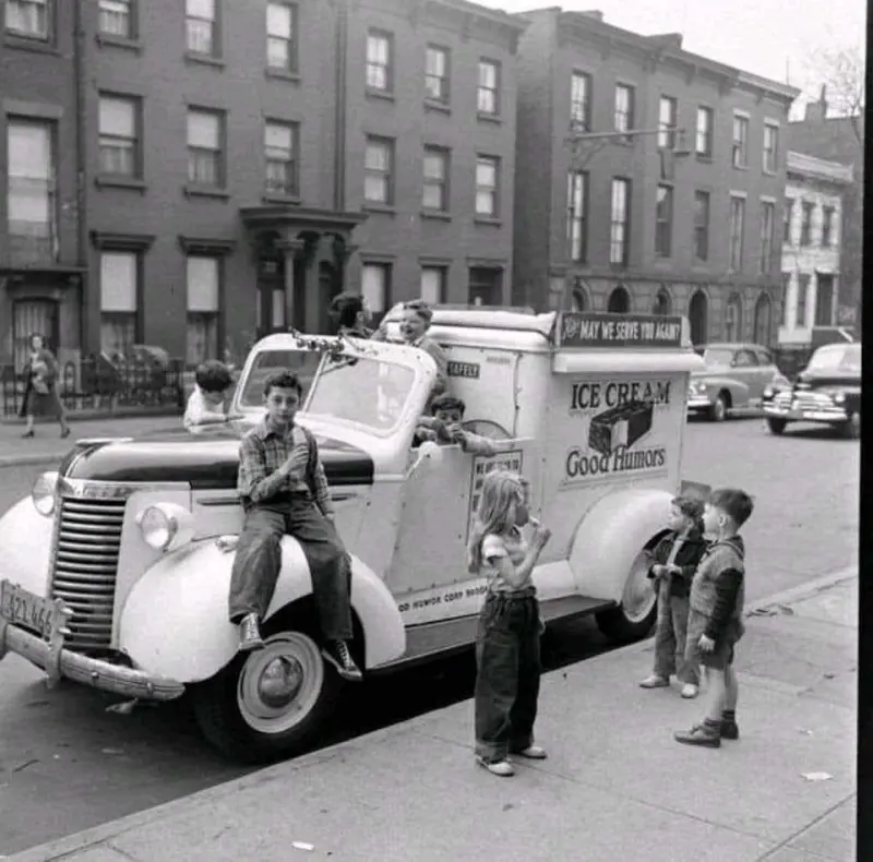 An Ice Cream Truck in Brooklyn