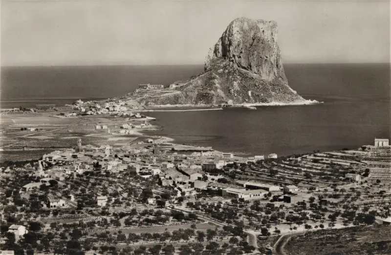 Vista aérea de la población