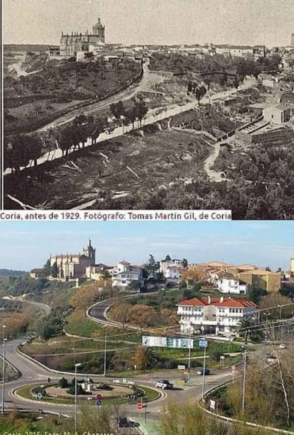 VISTA ANTES Y AHORA