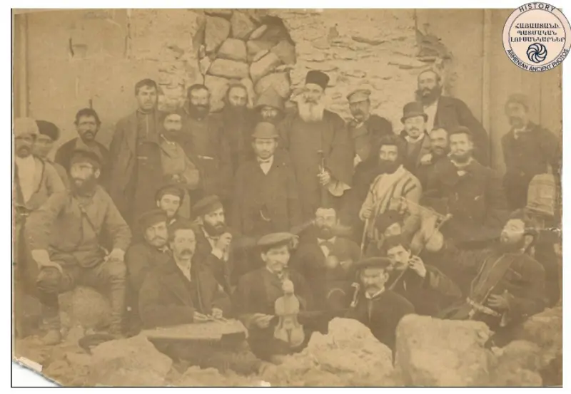 A group of Armenian celebrities