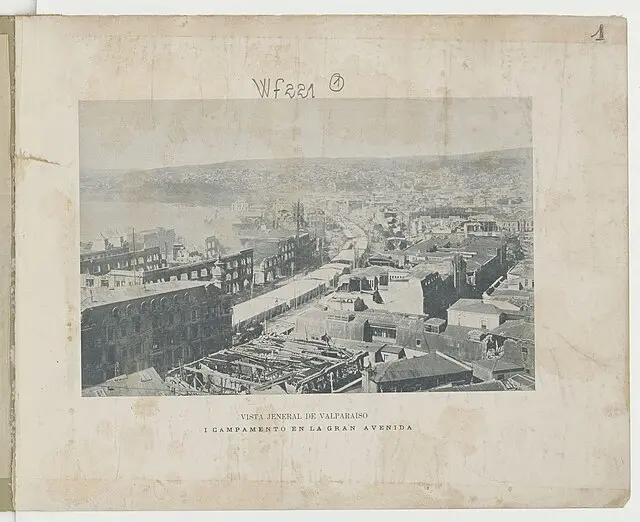 Valparaíso tras la catástrofe