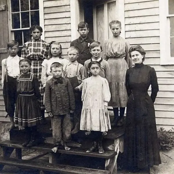 Students and teacher 