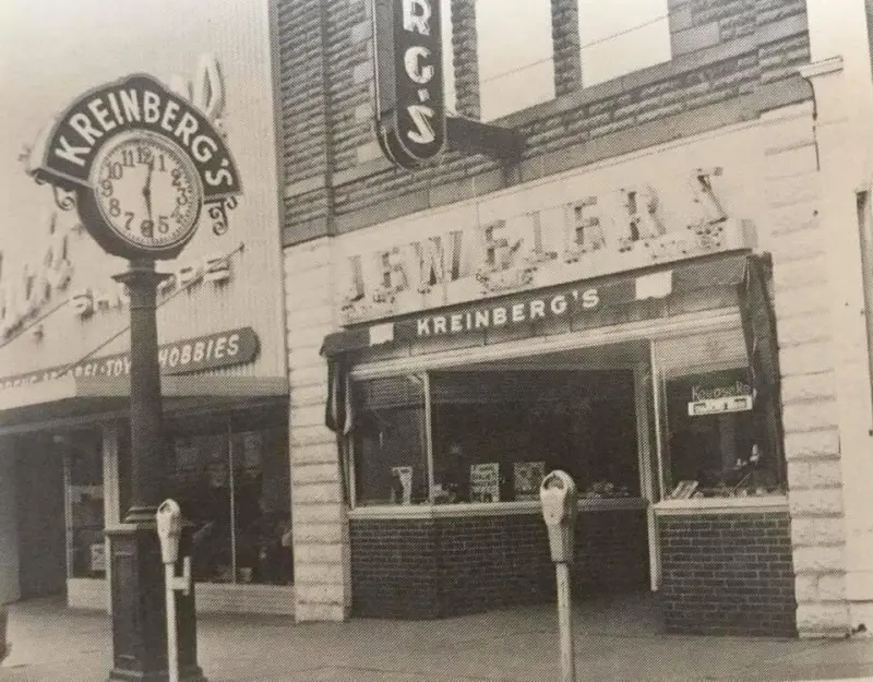 Kreinberg’s Jewelers. 228 West Main Street