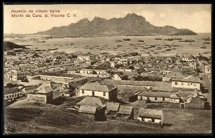 Old postcard Sao Vicente