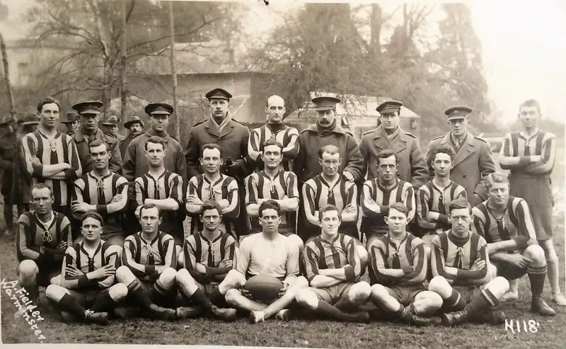 Football team of Australian soldiers