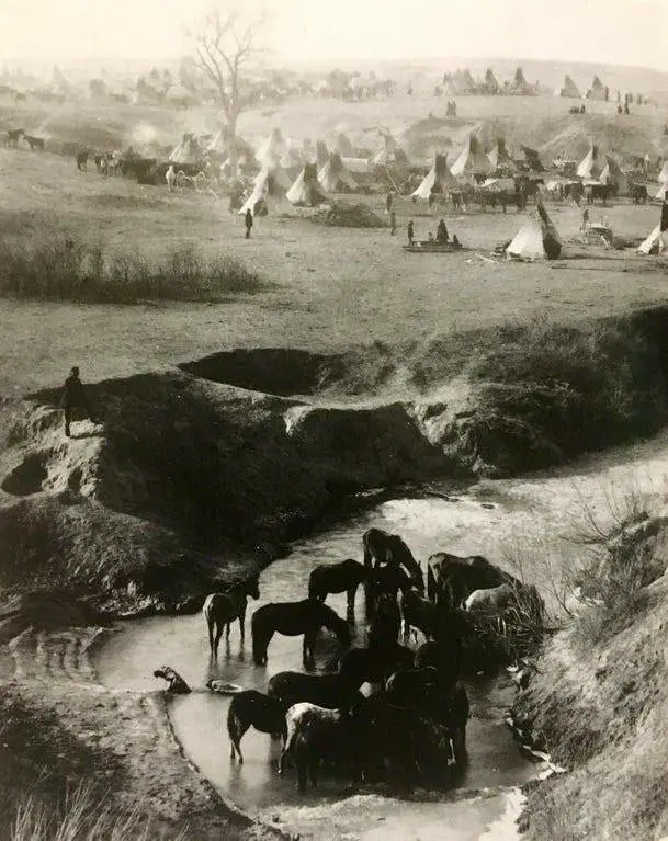 Brule Sioux Indian Camp