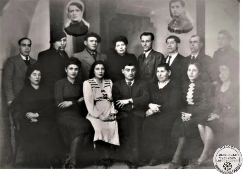 Members of the Military Committee of the Armenian Legion