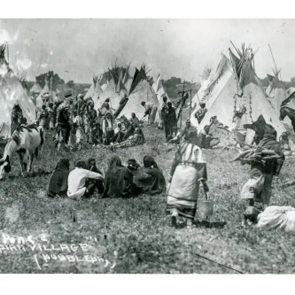 Osage Nation village