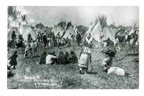 Osage Nation village