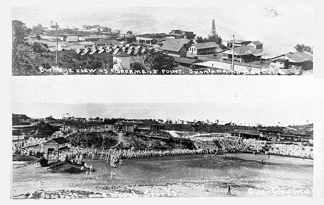 Dos vistas de la Bahía de Guantánamo