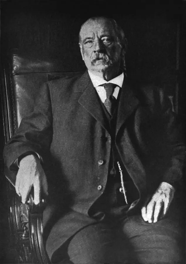 The last known photograph of President Cleveland