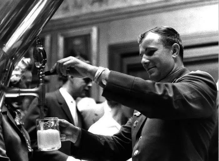 Yuri Gagarin at the Sputnik Bar