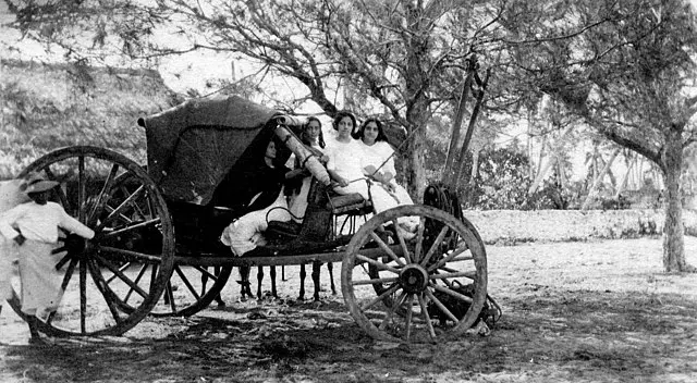 Carruaje de transporte en Yucatán