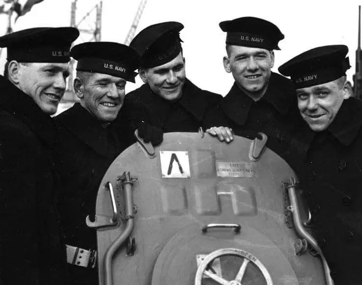 The Sullivan Brothers Aboard the Juno Light Cruiser