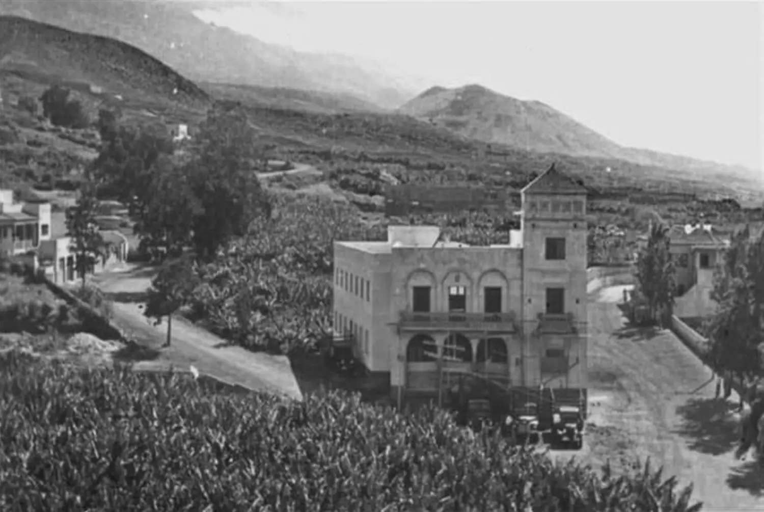 Construcción del actual ayuntamiento de Tazacorte