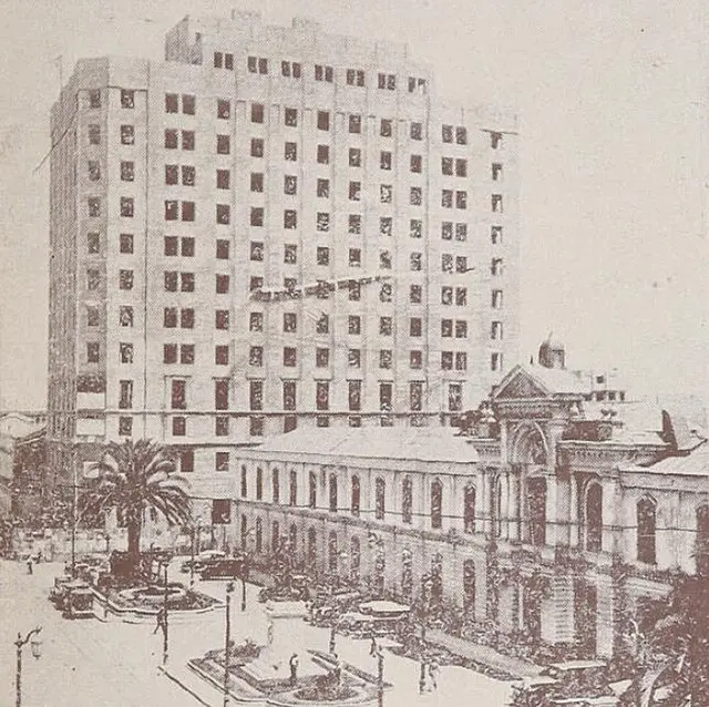 Vista del edificio del Ministerio de Hacienda